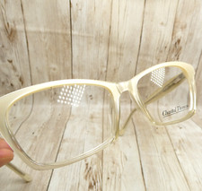 Chantal Thomass Cream Clear Fade Eyeglasses FRAME CT 14023 52-16-135 France NWOT picture