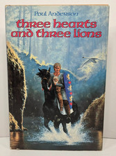 THREE HEARTS AND THREE LIONS by Poul Anderson Book Club Edition Hard Cover picture