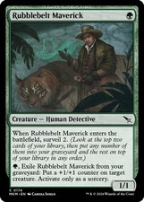 Rubblebelt Maverick #174 *Foil* (NM) Murders at Karlov Manor (MKM) MTG picture