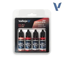 Vallejo True Metallic Metal Color Set Acrylic Paint Series picture