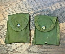 USGI ALICE Compass/First Aid Dressing Pouch x 2 w/ Alice Clip VGC picture