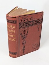 Antique 1854 Book Woman's Mission & Woman's Influence John E Potter Philadelphia picture