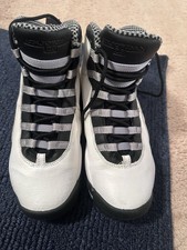 Air Jordan 10 Retro GS Black/White/ Size 7Y picture