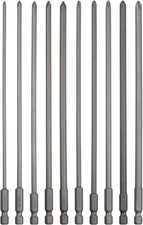 10 Pcs Extra Long Phillips Screwdriver Bit Sets, 1/4 Inch Hex Shank picture