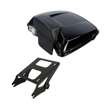 XMT-MOTO Vivid Black Razor Tour Trunk Fit for Harley Touring 2014-2025 picture