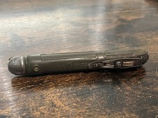 Vtg Justrite U.S. Military Issue Pilots Penlight Flashlight P/N 1730-7 FOR PARTS picture