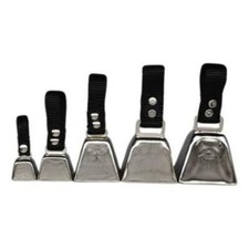 Warner Sporting Dog Pet Collar Cow Bell with leather loop picture