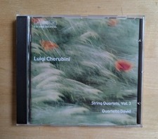 LUIGI CHERUBINI: STRING QUARTETS VOL 3 / QUARTETTO DAVID NEW CD BIS picture