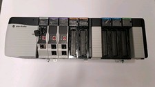 Allen-Bradley 1756-PA75 , 1756-L81E CPU, Two EN2TR ,Two IF8I,Two IB33 ONE OB32 picture