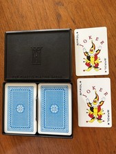 Vintage KEM Plastic Playing Cards Double Decks in plastic case with Jokers  picture