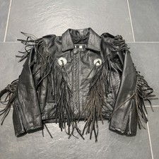 Vintage Unik Leather Collections 1990's Childs Leather Jacket Toddler Size XL picture