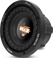 Lanzar 6.5” Car Subwoofer Speaker - Black Non-Pressed Paper Cone, Aluminum Voice picture