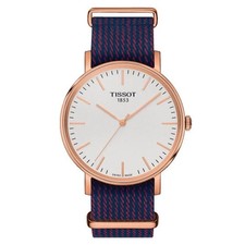 Tissot Everytime Silver Dial Gold Case Men's Watch T1094103803100 picture