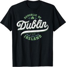 Ireland Eire Vintage Irish Capital Dublin Present Fan Unisex T-Shirt picture