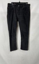 Acne Studios Bla Konst Men's River Used Black Tapered Stretch Jeans Sz 31x30 picture