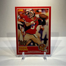 SCORE 1990 Score Steve Young #212 San Francisco 49ers NFL Football Card picture