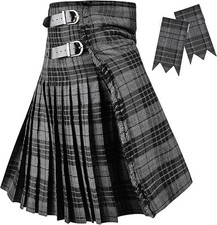 Kilt for Men - Traditional Scottish Tartan, 5 Yards, 16oz Premium Acrylic Wool picture