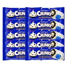 Lotte Best Popular Korean Crunky chocolate bar Cookie & Cream 33g 10ea K-Snack picture