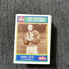 1990 Swell Greats Pro Football Hall of Fame 92 Card Lot Partial Set HOF picture
