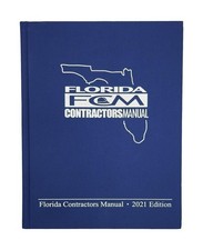 FLORIDA CONTRACTORS MANUAL 2021 EDITION picture