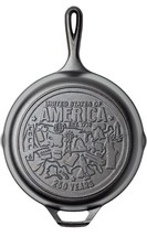 Lodge L8SK3 10.25 inch Cast Iron Skillet 250th Anniversary Special Logo NEW picture