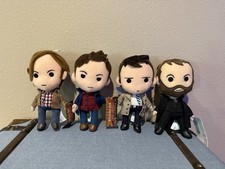 Supernatural Q-Pals Plushies made by Quantum Mechanix- Full Set Set- New W Tags picture