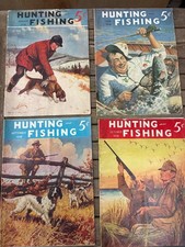 4 Vintage 1938 Hunting and Fishing Magazines picture