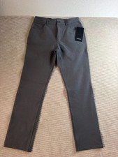 Lululemon EasyFive Classic Straight Pants Mens 30 Gray Business Career LM5B13S picture