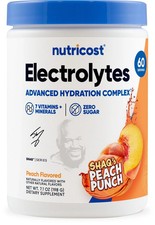 Nutricost Electrolytes Complex Powder (Shaq's Peach Punch) 60 Servings picture