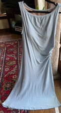 OGL Elegant Boatneck Tucked Fit-and-Flare Midi Bra Dress NWT picture