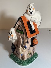 Blue Sky Clayworks  Happy Haunting Office Outhouse Candle House Heather Goldminc picture