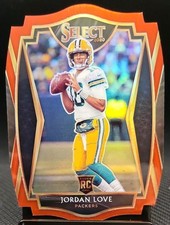 Jordan Love RC - 2020 Panini Select - Premier Level  #147 Red Prizm Die-Cut (RC) picture