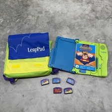 Leap Frog LeapPad Learning System Model 57 Tested Superman Monsters Inc Vocab picture