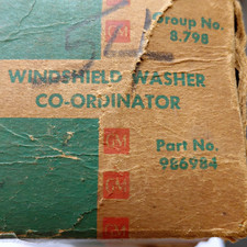 NOS GM 1954 chevrolet windshield washer coordinator Grp 8.798 986984 picture