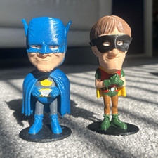 Only Fools and Horses Batman & Robin Collectable Figures Hand Painted  picture