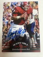 Scott Hill Autographed 2011 Custom Football Card Oklahoma Sooners B-129 picture