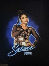 Vintage Selena Vive Concert T-Shirt 2005 Houston Texas XL Deadstock Rare picture