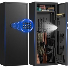 12-15 Rifle Long Gun Cabinet for Home Steel Security Gun Safe with Alarm System picture