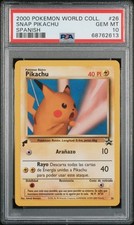 Snap Pikachu 26 2000 Pokemon Pikachu World Collection PSA 10 picture