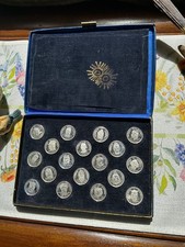 Caciques de Venezuela -INDIGENOUS CHIEFS,9G -1000 Silver -Proof, ULTRA RARE SET picture