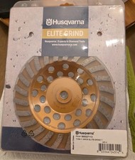 🏗Husqvarna 585327113 Elite-Grind diamond cup wheel  Spcr Elite-grind Turbo NEW picture