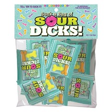 Suck A Bag Of Sour Dicks Penis Shaped Candy - Bag of 25 picture
