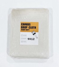Super Heavy Duty Canvas Drop Cloth - 9 X 12 Ft - 10 Oz.  picture