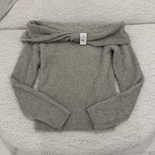 NWT LOFT Twisted Sparkly Stretchy Sweater Top Women’s Size Medium picture