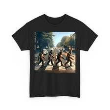 Sasquatch Road Crossing Parody Bigfoot Lover Unisex T-Shirt picture