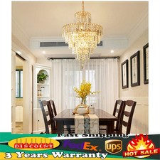 Luxury Crystal Chandelier Modern Ceiling Light Lamp Pendant Fixture Lighting NEW picture