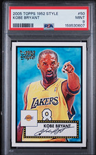 Topps 2005 1952 Style Kobe Bryant #50 PSA 9 freshly graded  picture