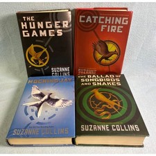 The Hunger Games, Catching Fire, Mockingjay, Ballad hardcover Suzanne Collins picture