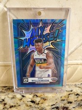 RARE 2020-21 OPTIC ZION WILLIAMSON MY HOUSE BLUE PRIZM /85 LOW POP CARD picture