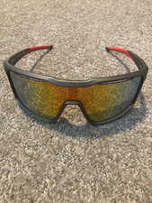 IRONMAN Sunglasses Men Foster Grant Wrap Around Polarized Mirror Lens Multicolor picture